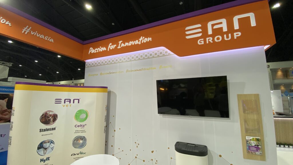 SAN Group Biotech Booth at VIV Asia 2023