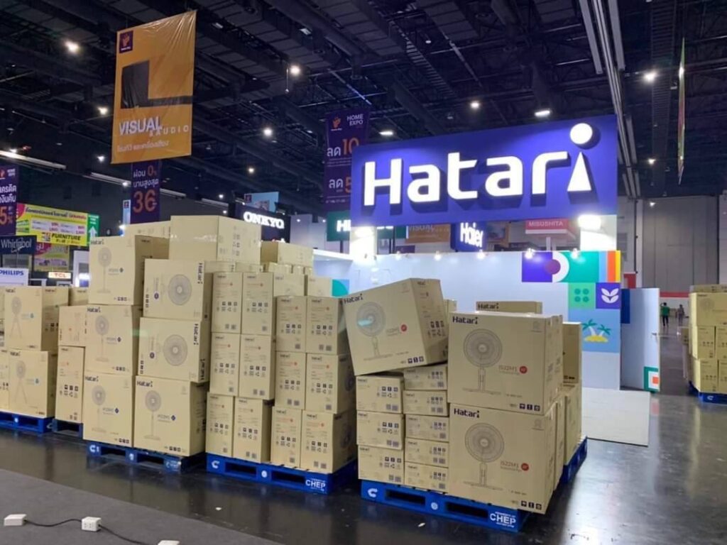 Hatari Booth at Home Expo