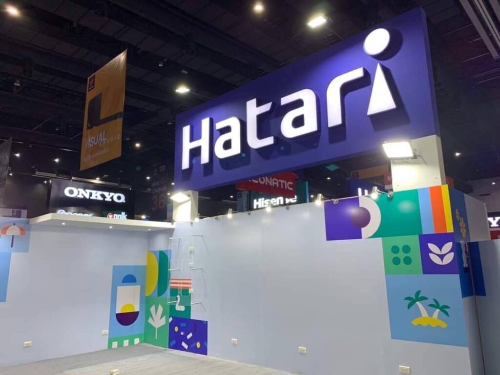 Hatari Booth at Home Expo