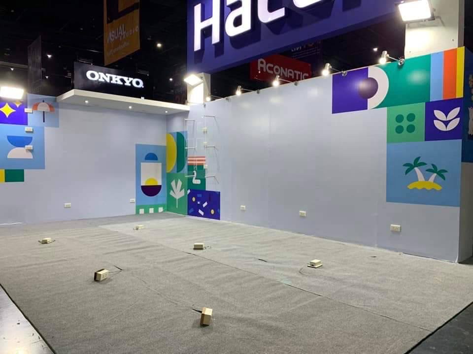 Hatari Booth at Home Expo