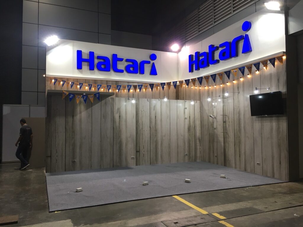 Hatari Booth at Home Expo