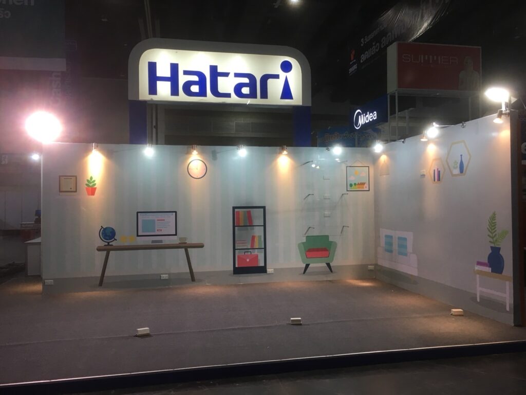 Hatari Booth at Home Expo